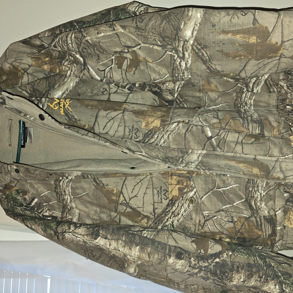 Realtree Brown and Green Military Field Jacket